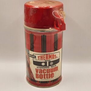 Vintage 1971 King Seeley Thermos 1/2 Pint Standard Neck Vacuum Bottle New Sealed